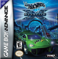 Hot Wheels Velocity X GameBoy Advance US box art